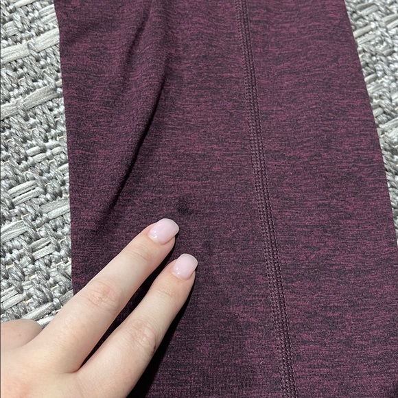Aerie | Burgundy Leggings With Pockets - Picture 6 of 12